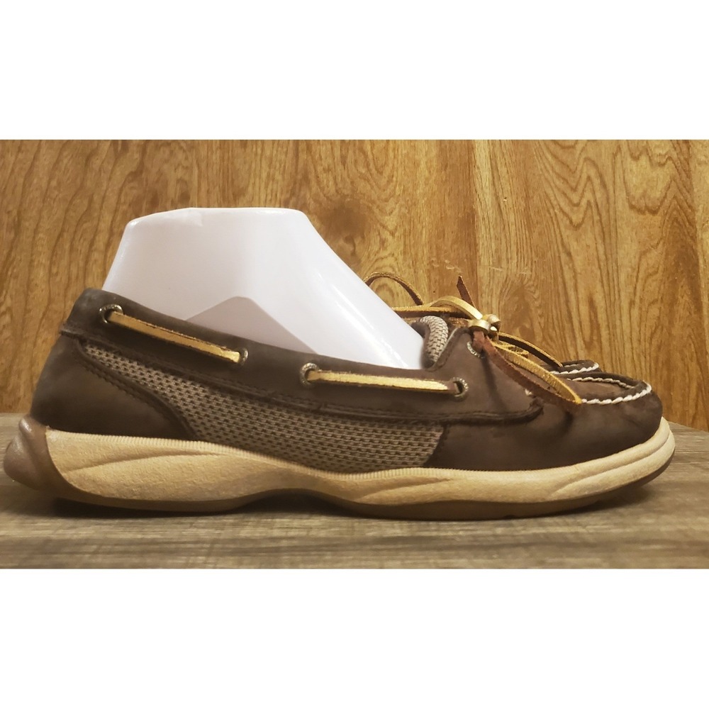 Sperry Top-Sider Intrepid 2-Eye Boat Shoes Womens Size 7.5 Brown